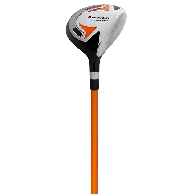 POWERBILT JNR BAG ORANGE AGE 3 5 Golf Works