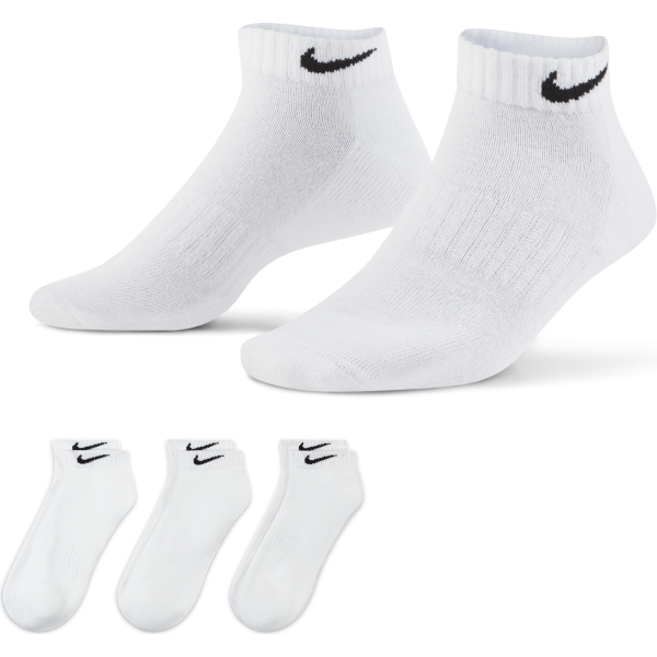 Nike Everyday Cushioned Training Ankle Socks (3 Pairs) | Golf Works